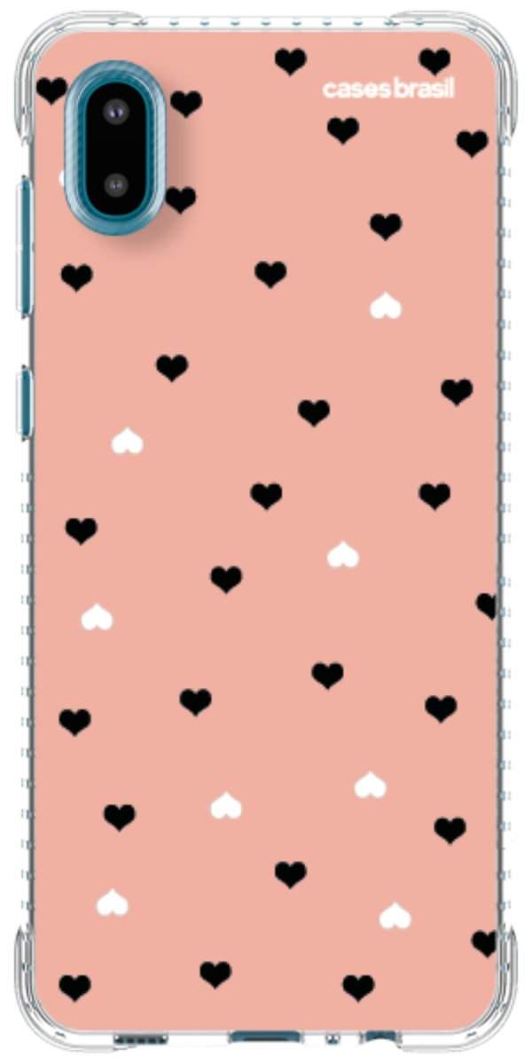 Capinha para Celular Corações Minimalistas Pink