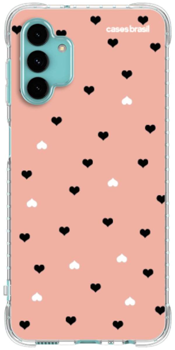 Capinha para Celular Corações Minimalistas Pink