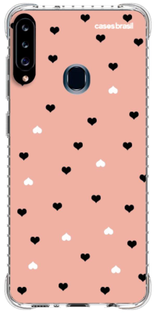 Capinha para Celular Corações Minimalistas Pink