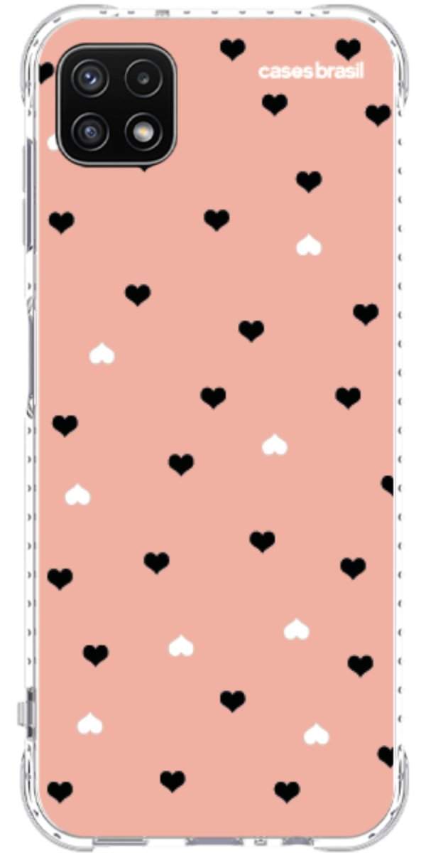 Capinha para Celular Corações Minimalistas Pink