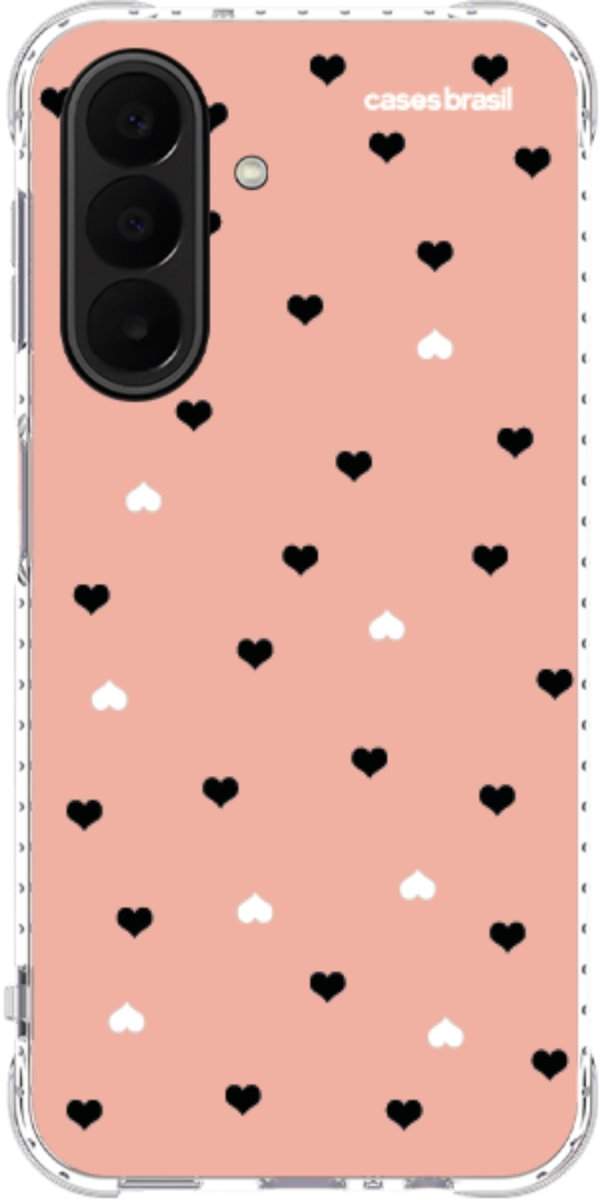 Capinha para Celular Corações Minimalistas Pink