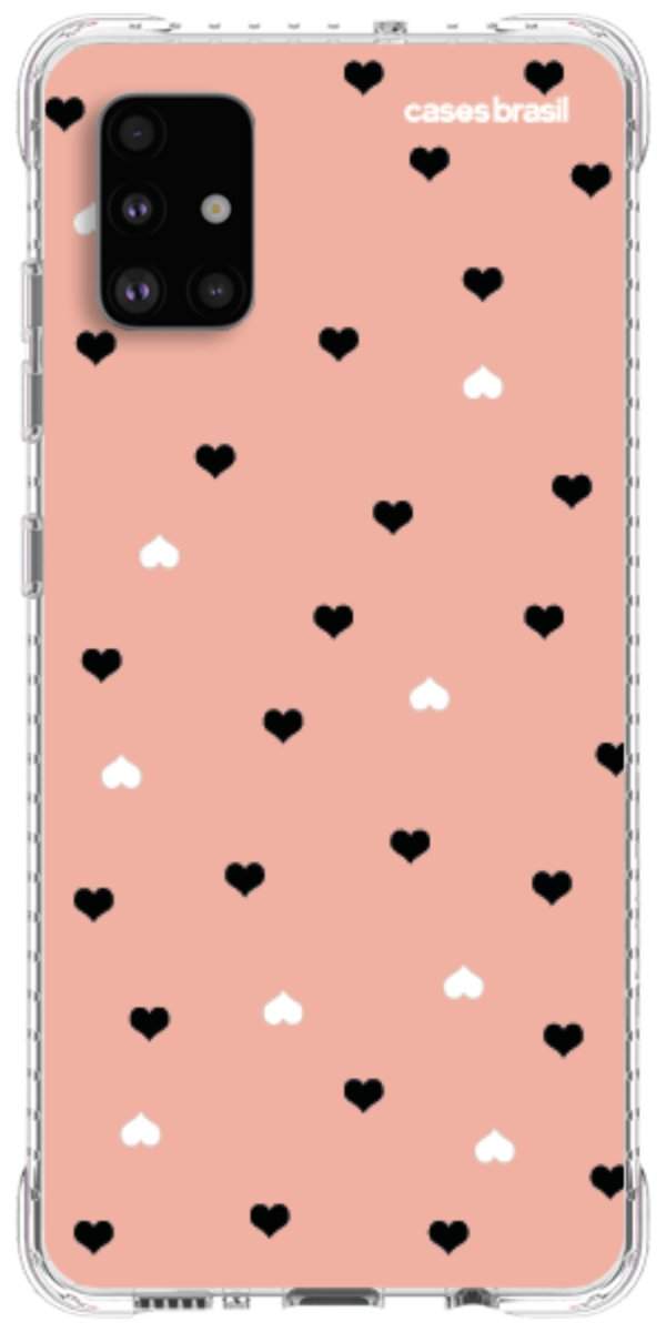 Capinha para Celular Corações Minimalistas Pink