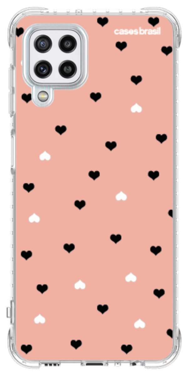 Capinha para Celular Corações Minimalistas Pink