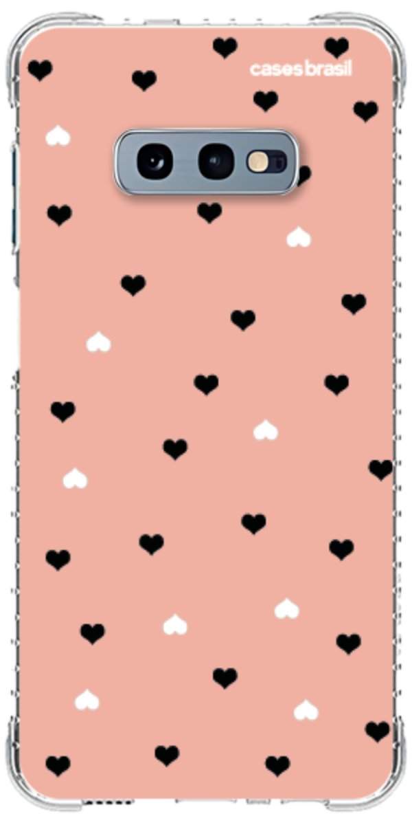 Capinha para Celular Corações Minimalistas Pink
