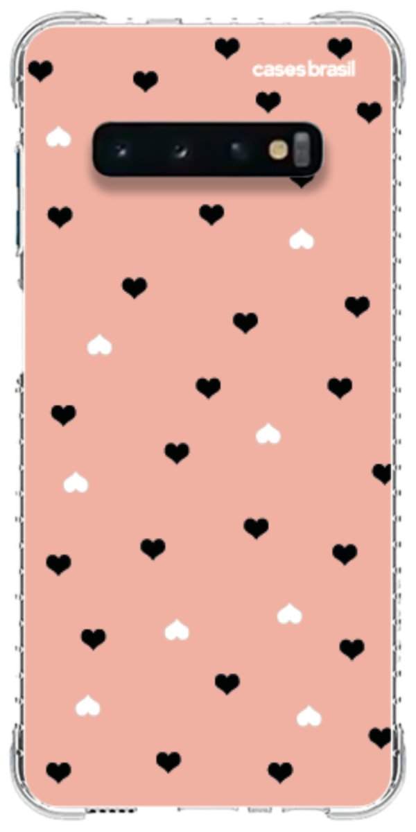 Capinha para Celular Corações Minimalistas Pink