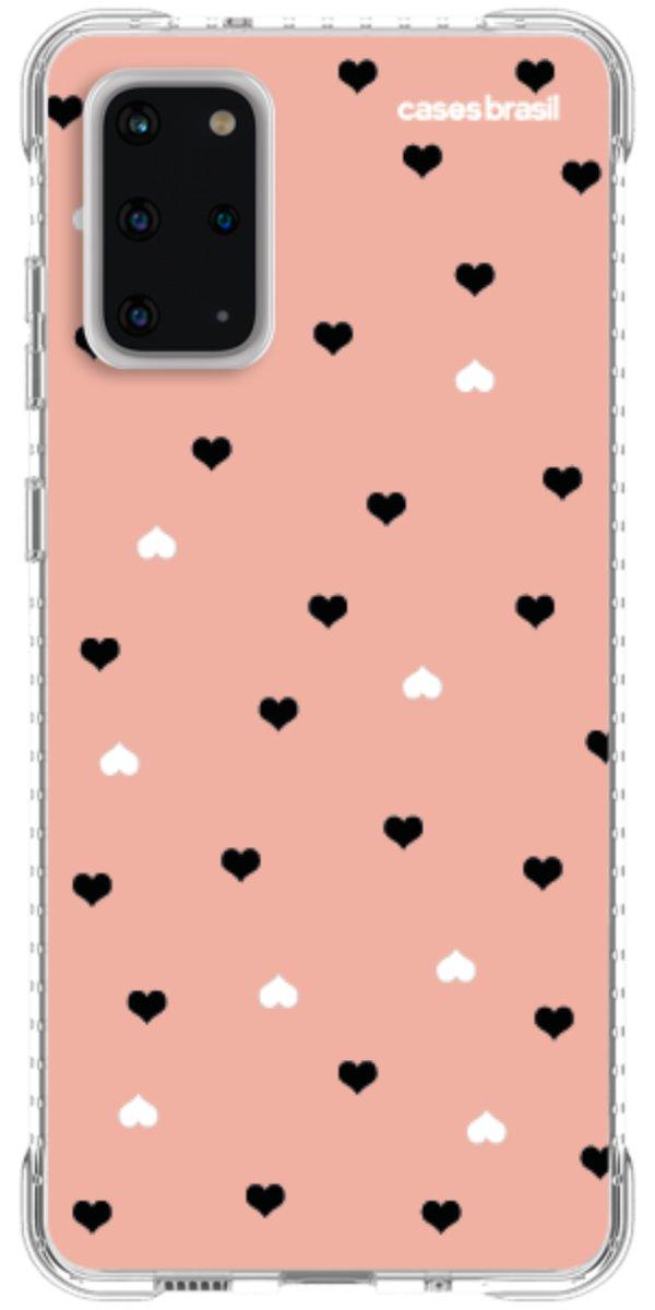 Capinha para Celular Corações Minimalistas Pink