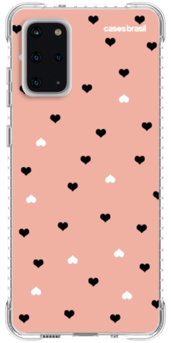Capinha para Celular Corações Minimalistas Pink