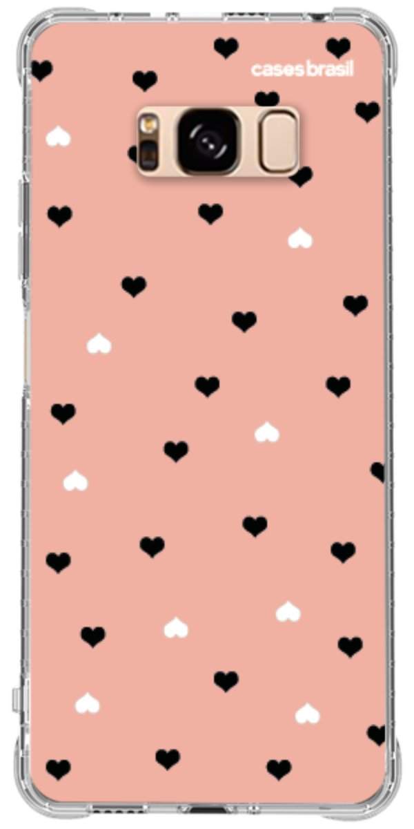 Capinha para Celular Corações Minimalistas Pink