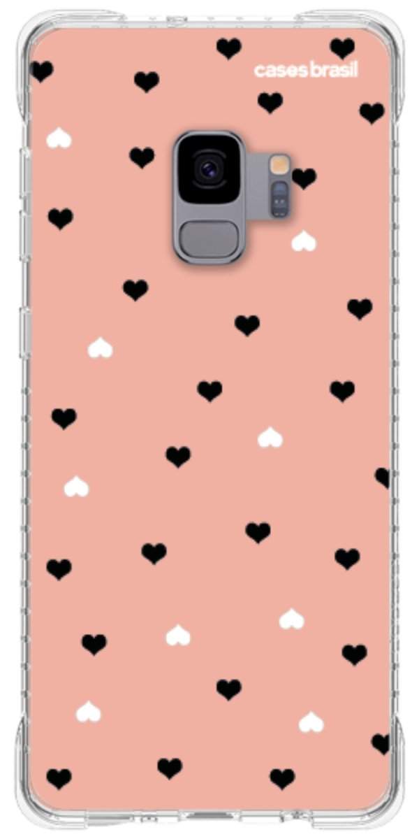 Capinha para Celular Corações Minimalistas Pink