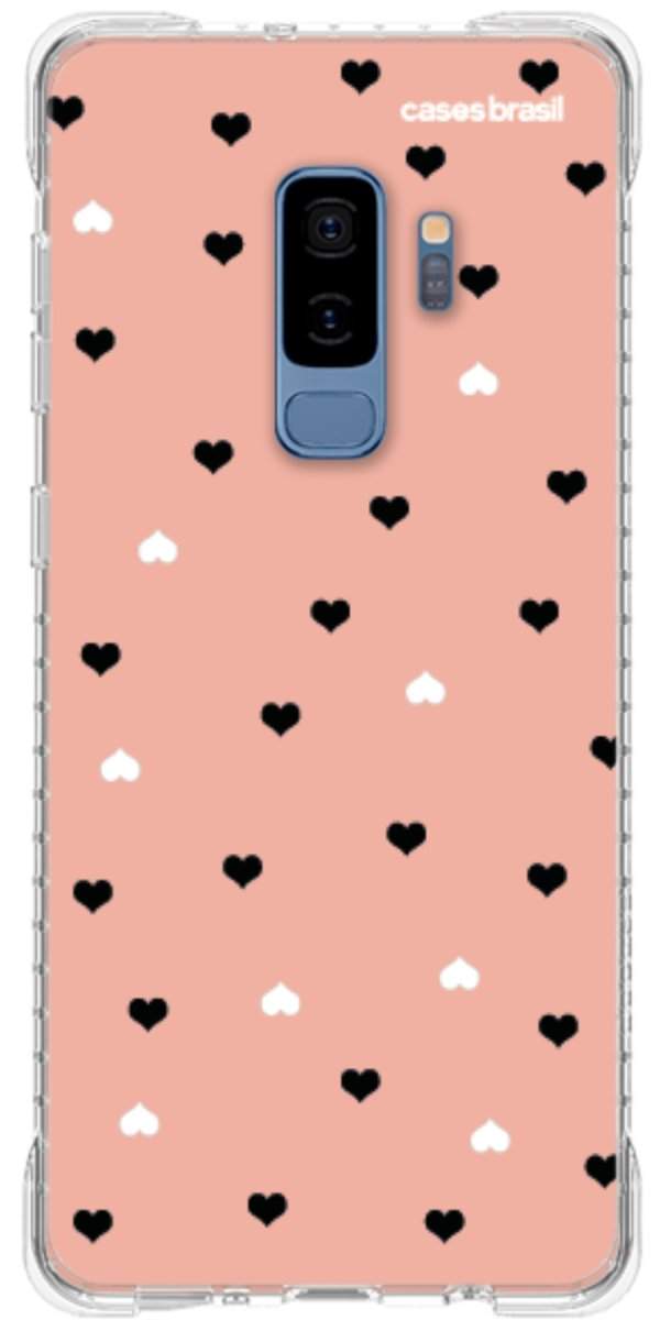 Capinha para Celular Corações Minimalistas Pink