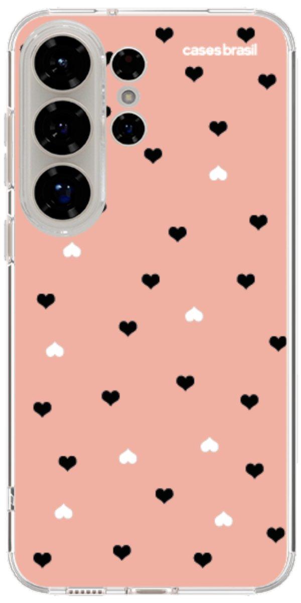 Capinha para Celular Corações Minimalistas Pink
