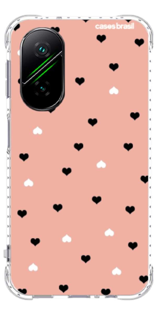 Capinha para Celular Corações Minimalistas Pink