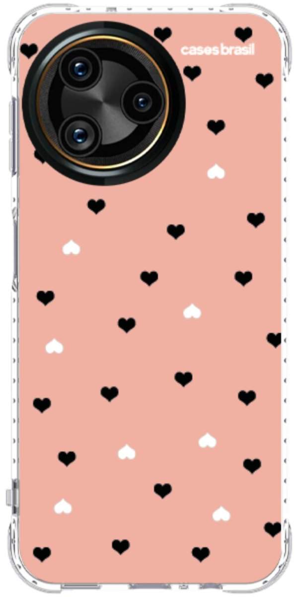 Capinha para Celular Corações Minimalistas Pink