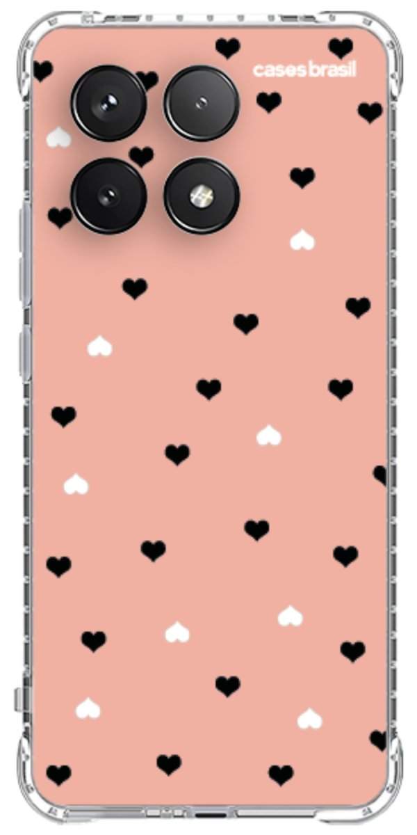 Capinha para Celular Corações Minimalistas Pink