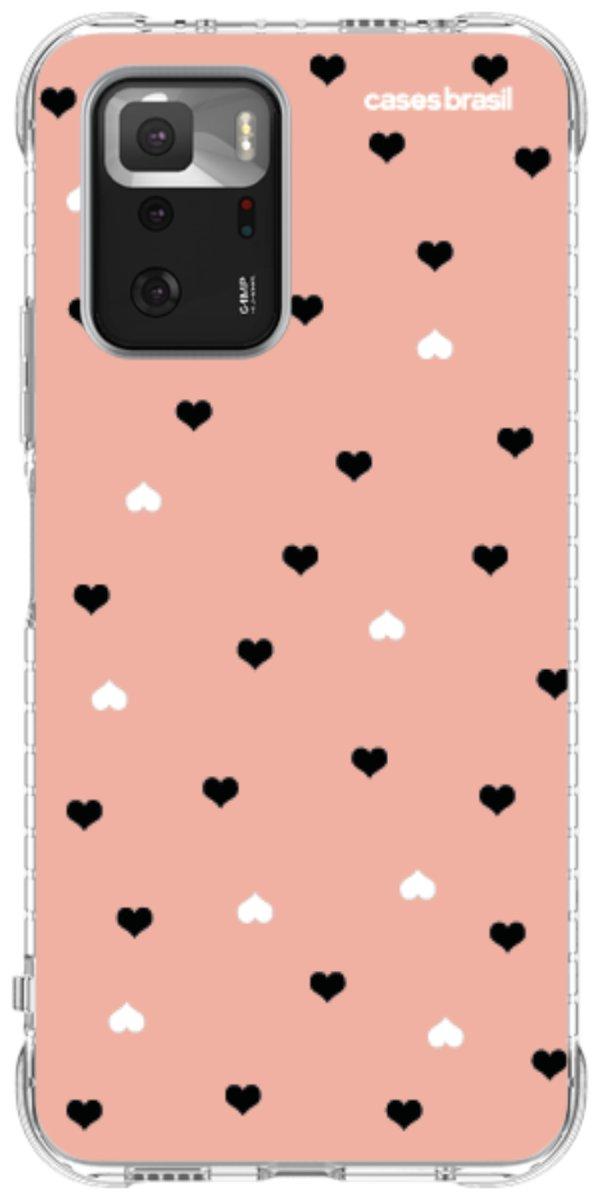 Capinha para Celular Corações Minimalistas Pink