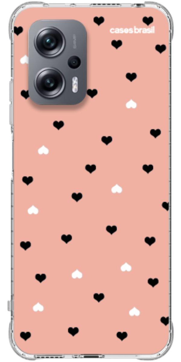 Capinha para Celular Corações Minimalistas Pink