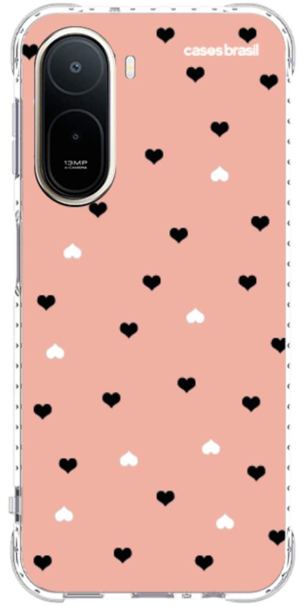 Capinha para Celular Corações Minimalistas Pink