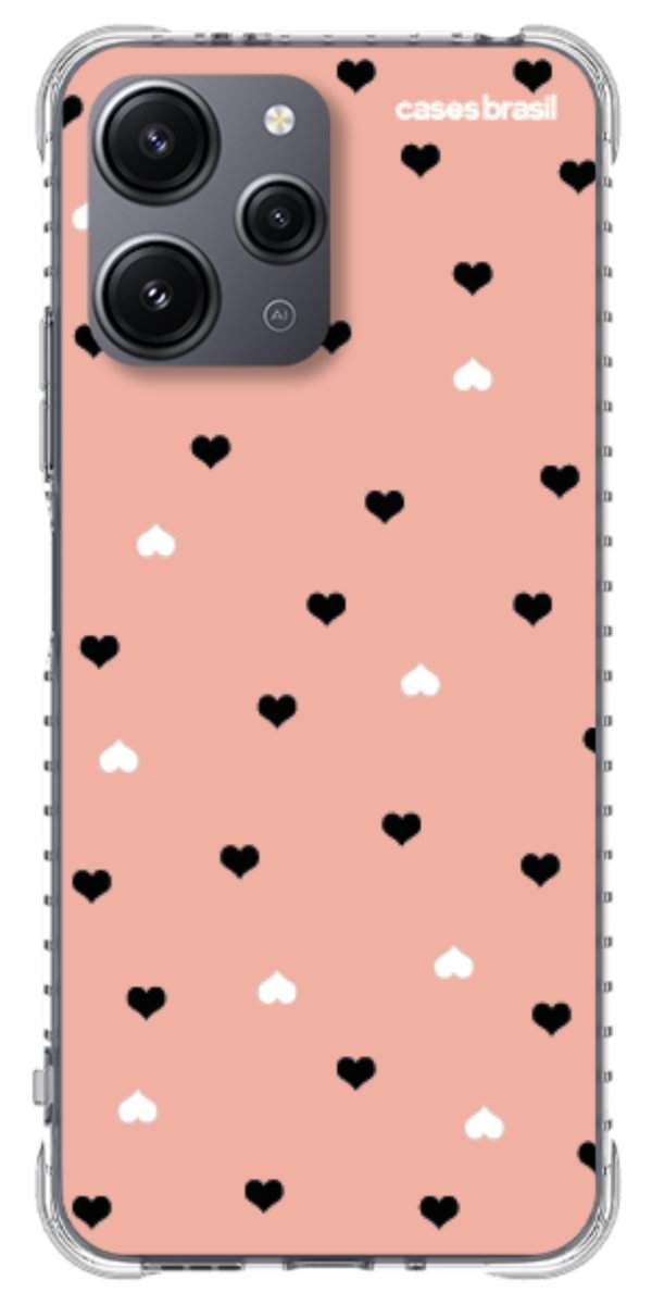 Capinha para Celular Corações Minimalistas Pink
