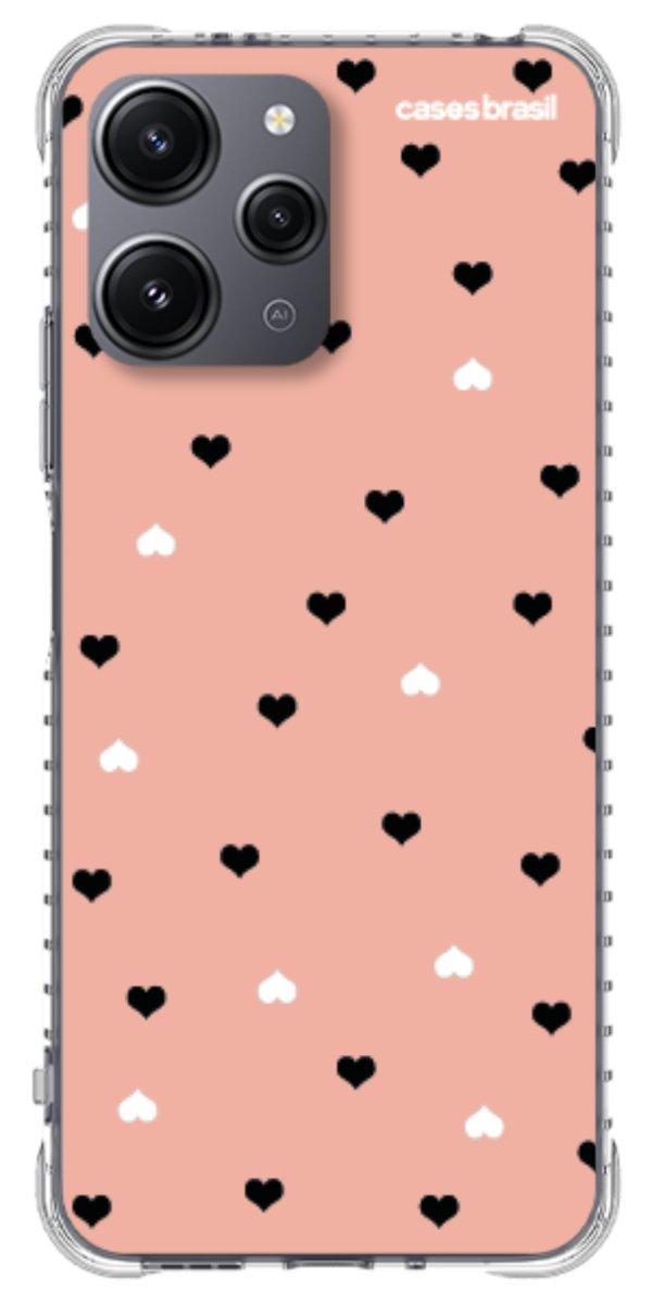 Capinha para Celular Corações Minimalistas Pink