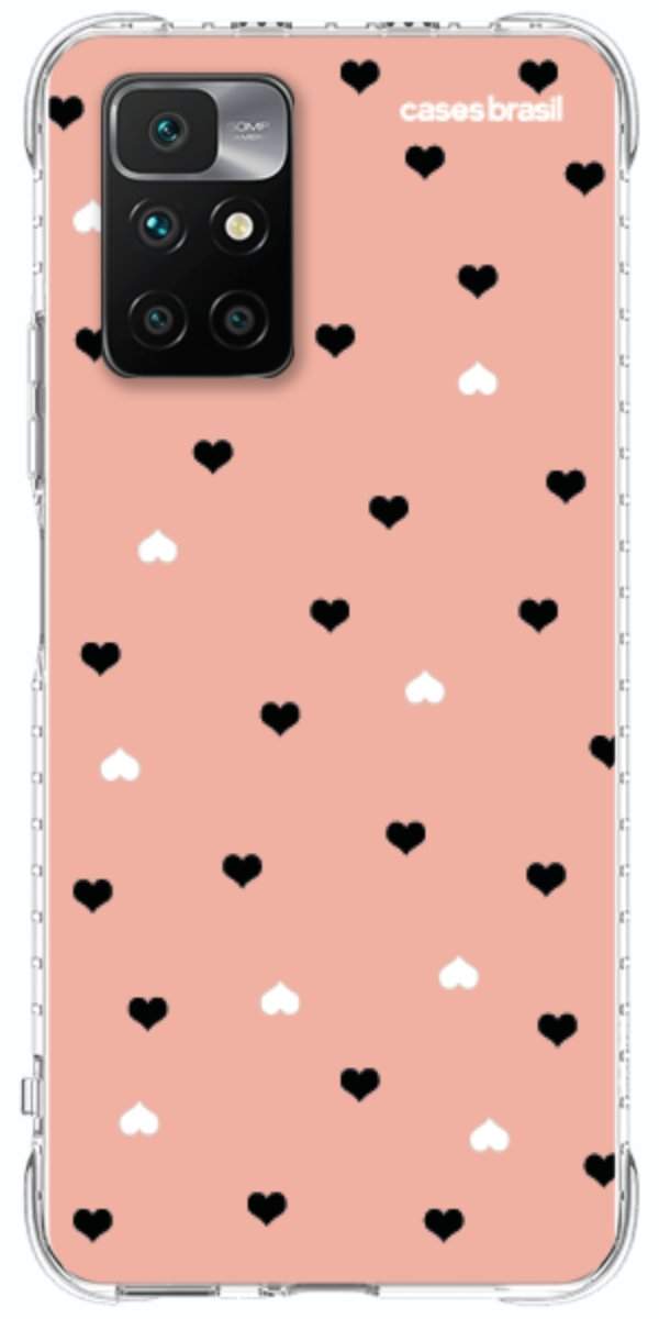 Capinha para Celular Corações Minimalistas Pink
