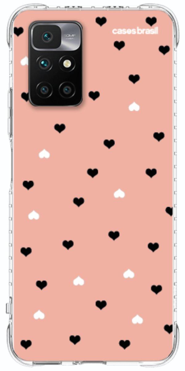 Capinha para Celular Corações Minimalistas Pink