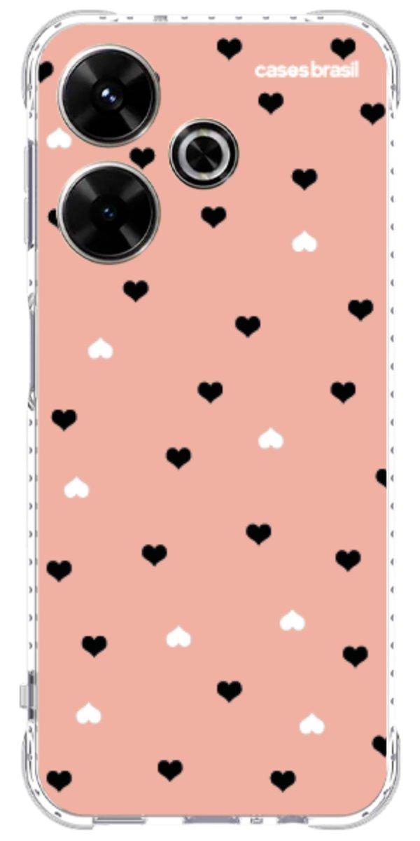 Capinha para Celular Corações Minimalistas Pink