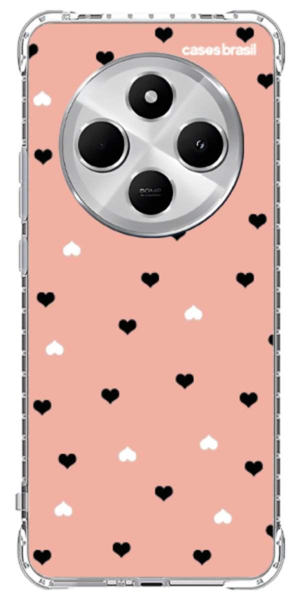Capinha para Celular Corações Minimalistas Pink