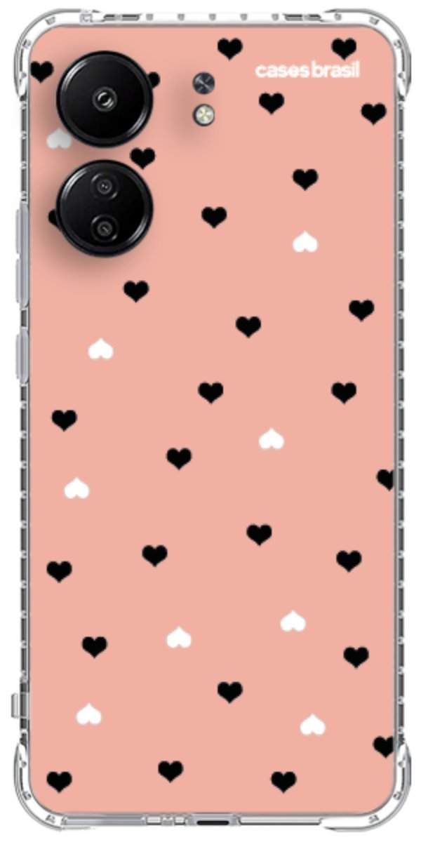 Capinha para Celular Corações Minimalistas Pink