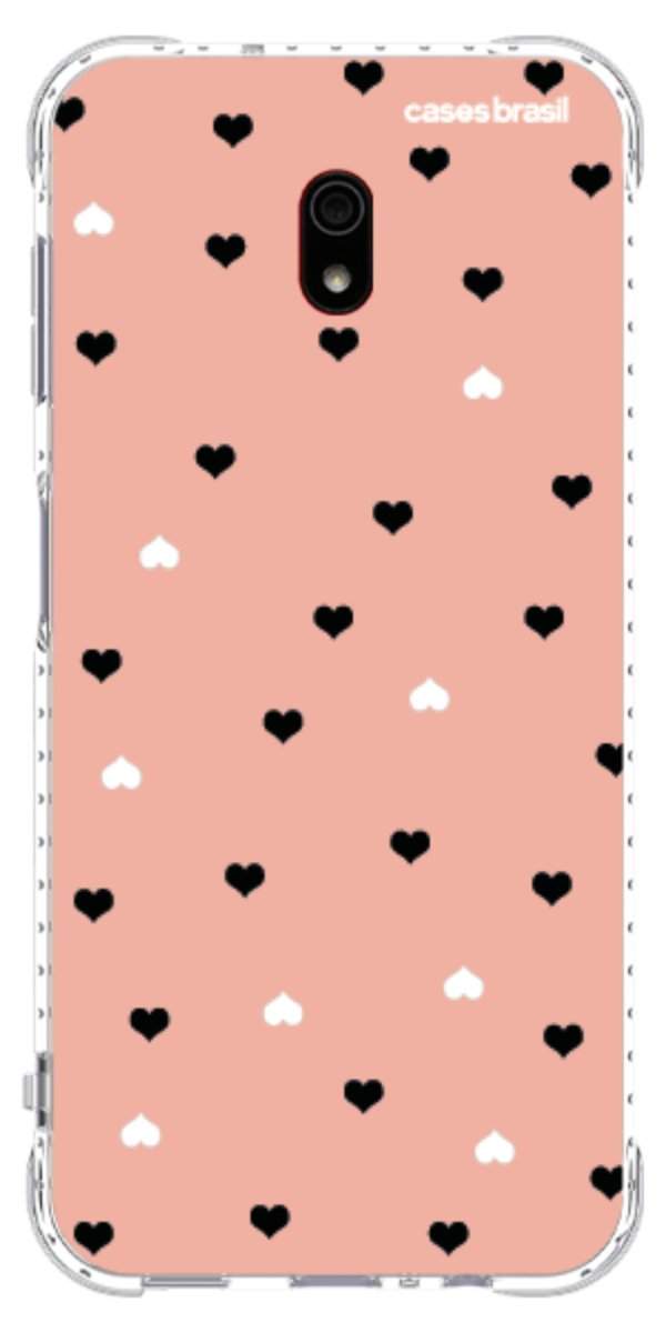 Capinha para Celular Corações Minimalistas Pink