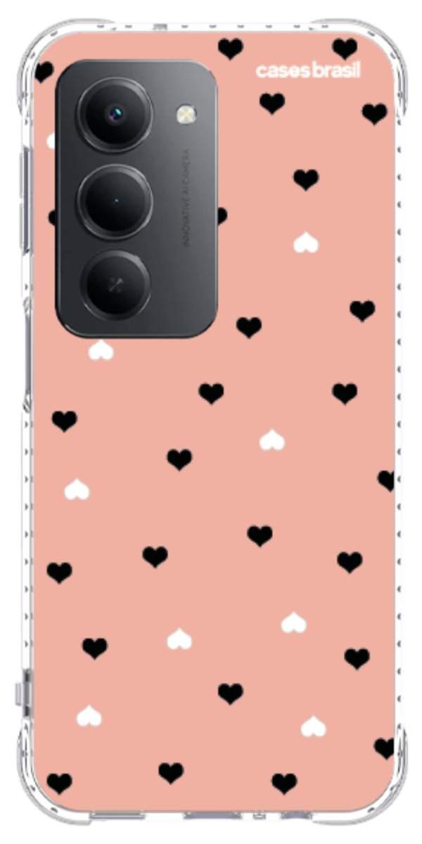 Capinha para Celular Corações Minimalistas Pink