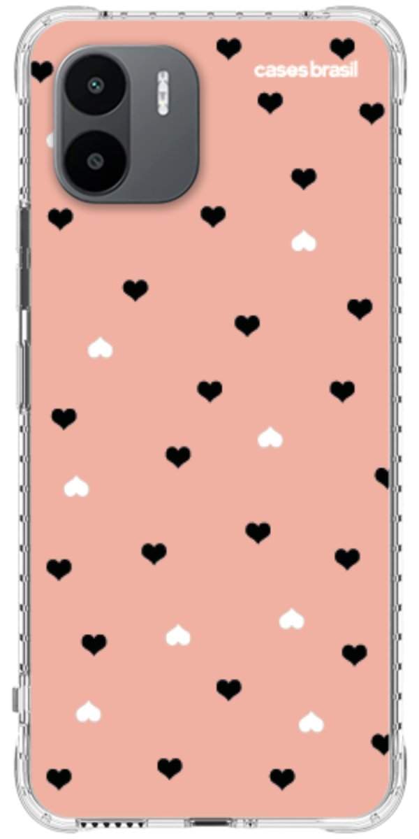 Capinha para Celular Corações Minimalistas Pink