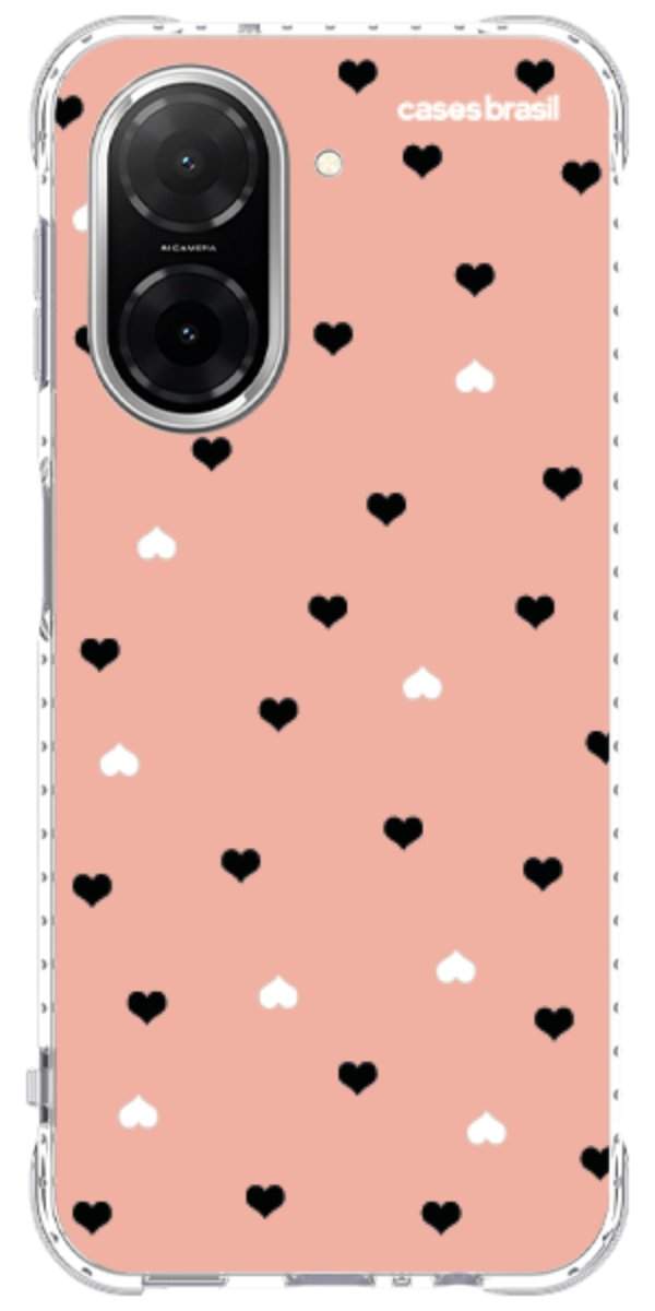 Capinha para Celular Corações Minimalistas Pink