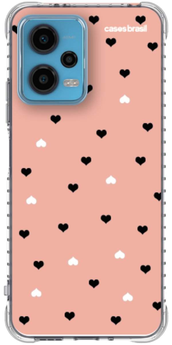 Capinha para Celular Corações Minimalistas Pink