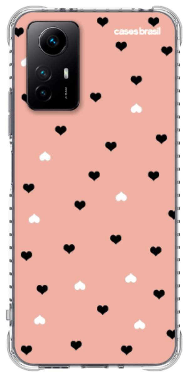 Capinha para Celular Corações Minimalistas Pink