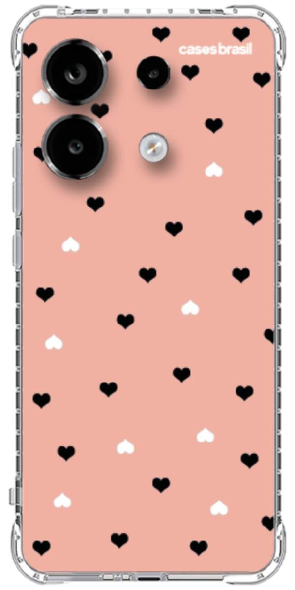 Capinha para Celular Corações Minimalistas Pink