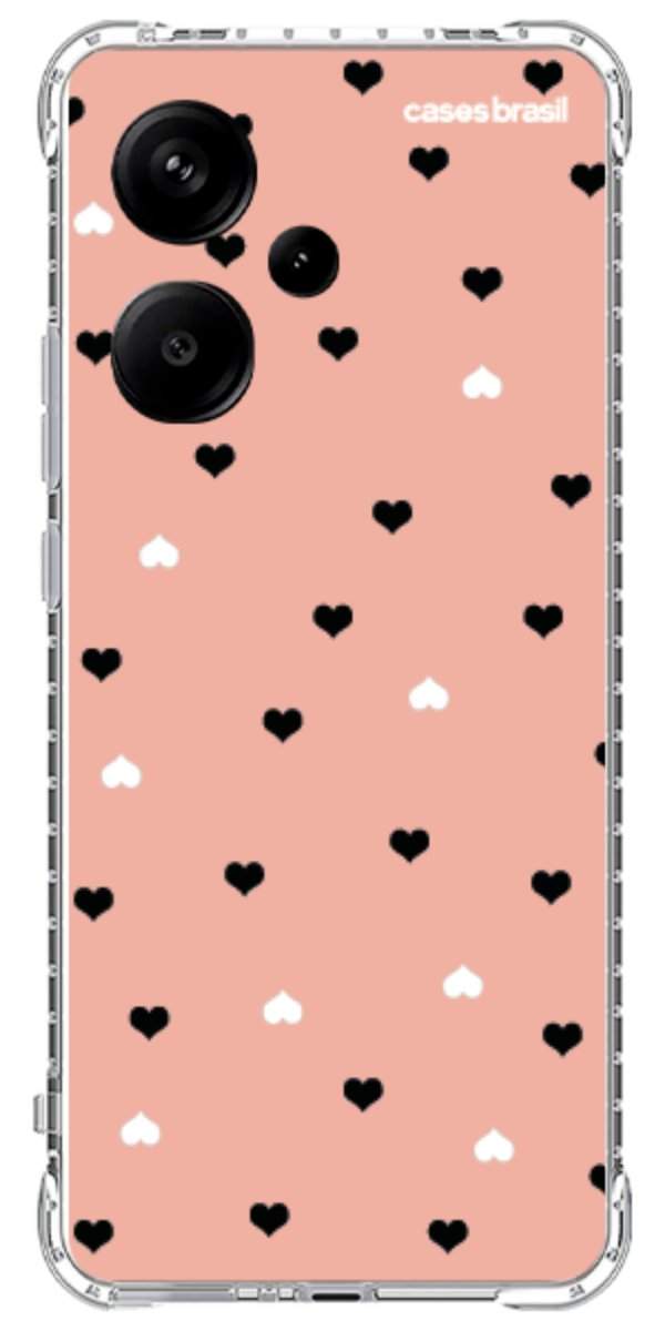 Capinha para Celular Corações Minimalistas Pink