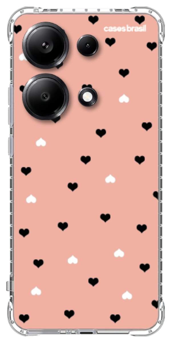 Capinha para Celular Corações Minimalistas Pink