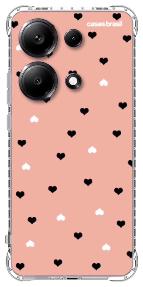 Capinha para Celular Corações Minimalistas Pink