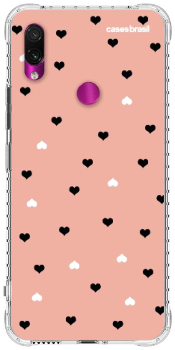 Capinha para Celular Corações Minimalistas Pink