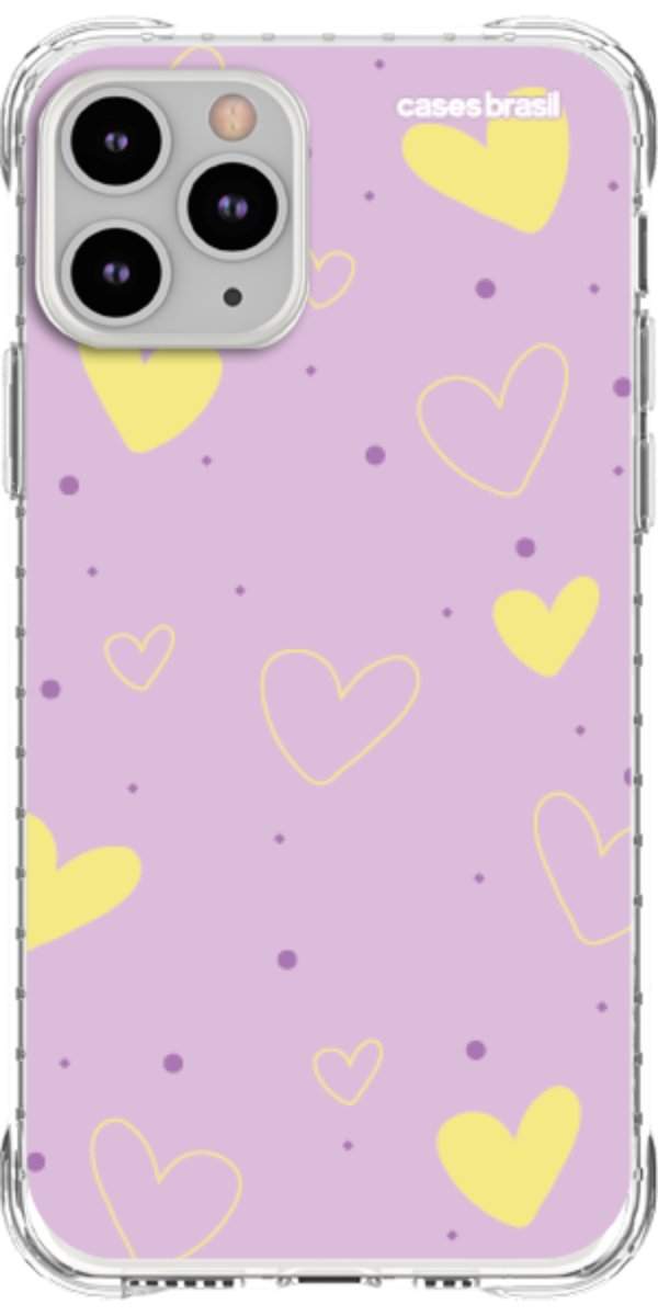 Capinha para Celular Corações Candy Color