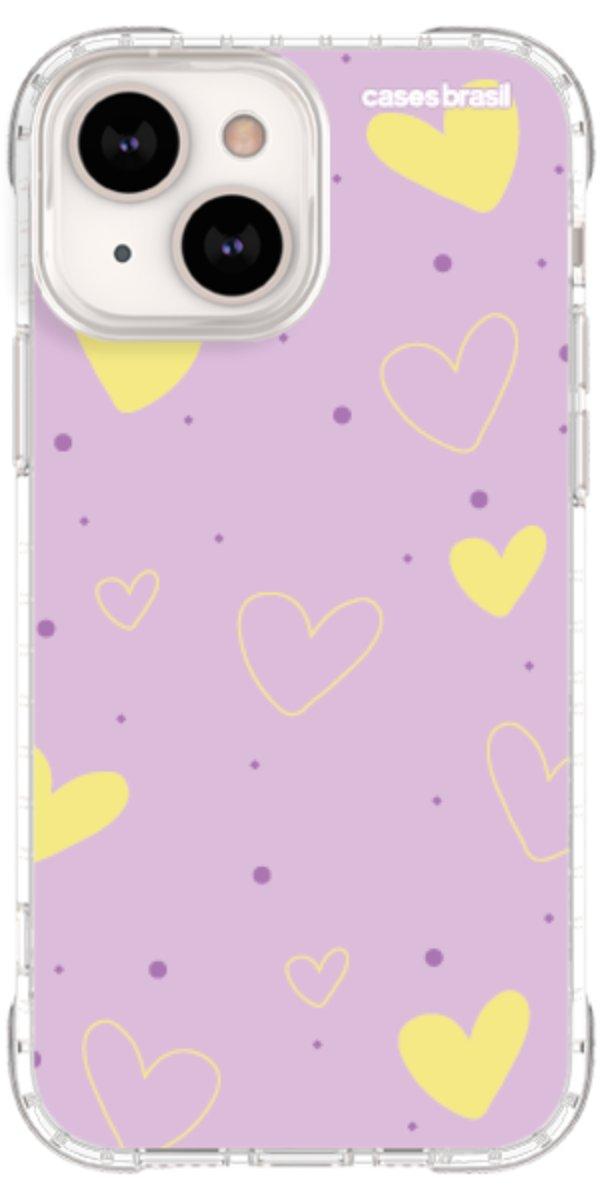Capinha para Celular Corações Candy Color