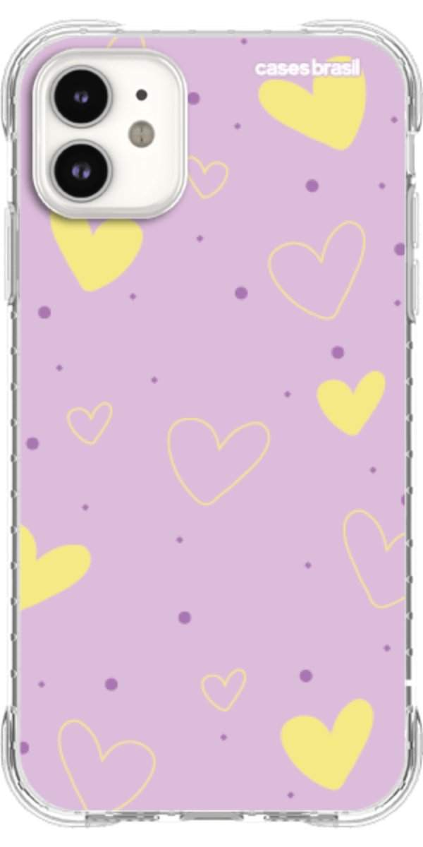 Capinha para Celular Corações Candy Color
