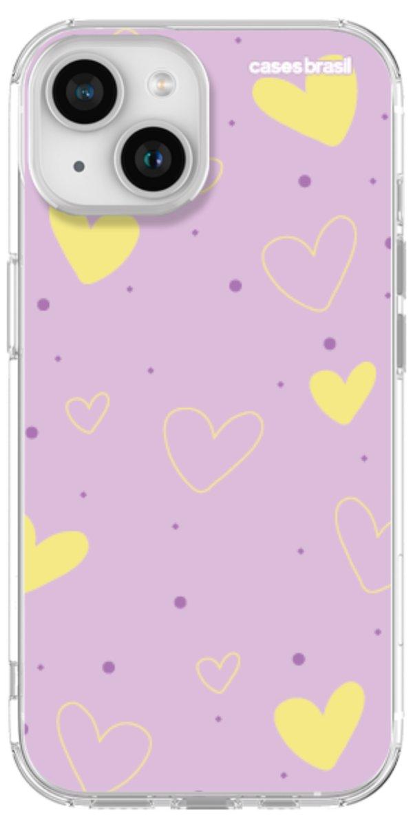 Capinha para Celular Corações Candy Color