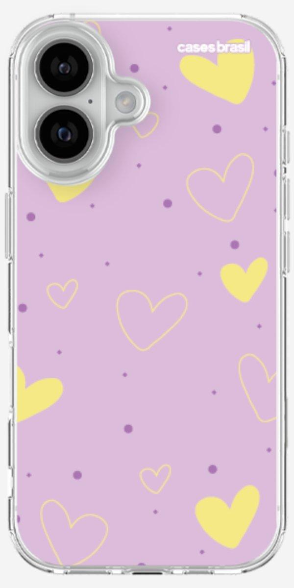 Capinha para Celular Corações Candy Color