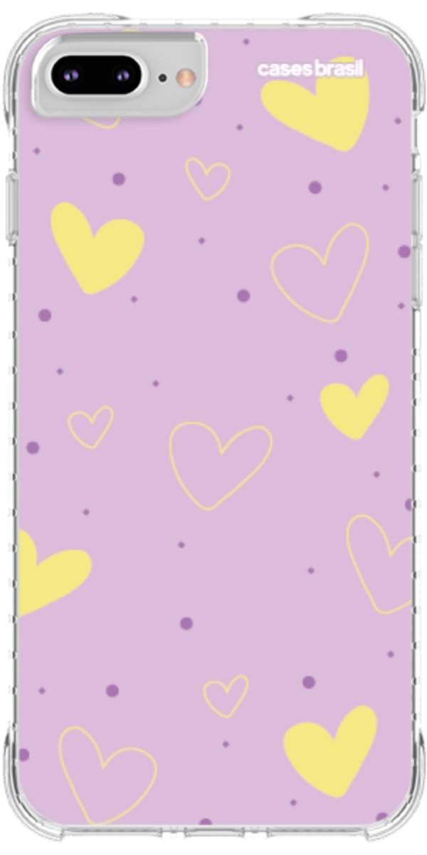 Capinha para Celular Corações Candy Color