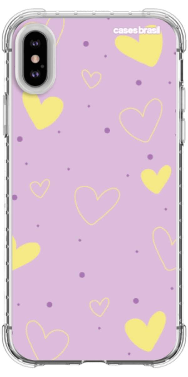 Capinha para Celular Corações Candy Color