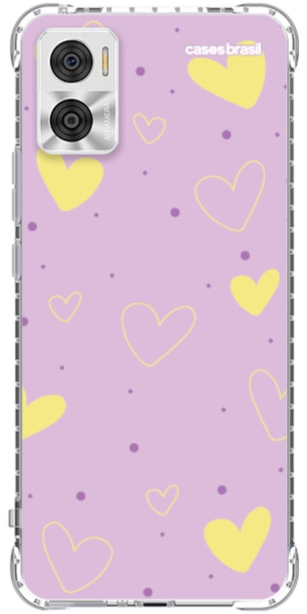 Capinha para Celular Corações Candy Color