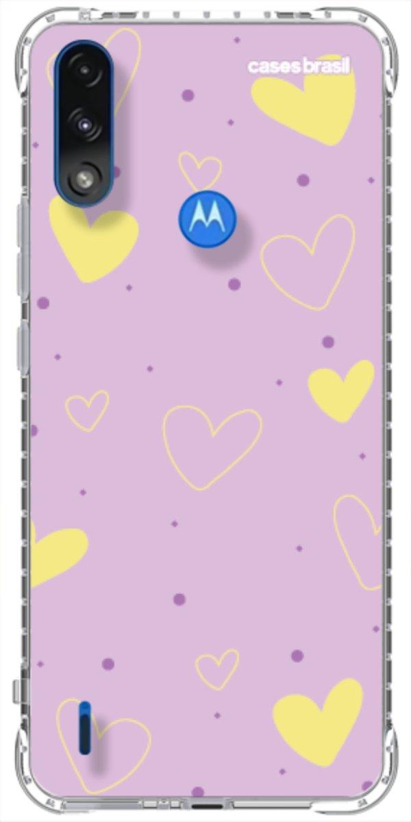 Capinha para Celular Corações Candy Color