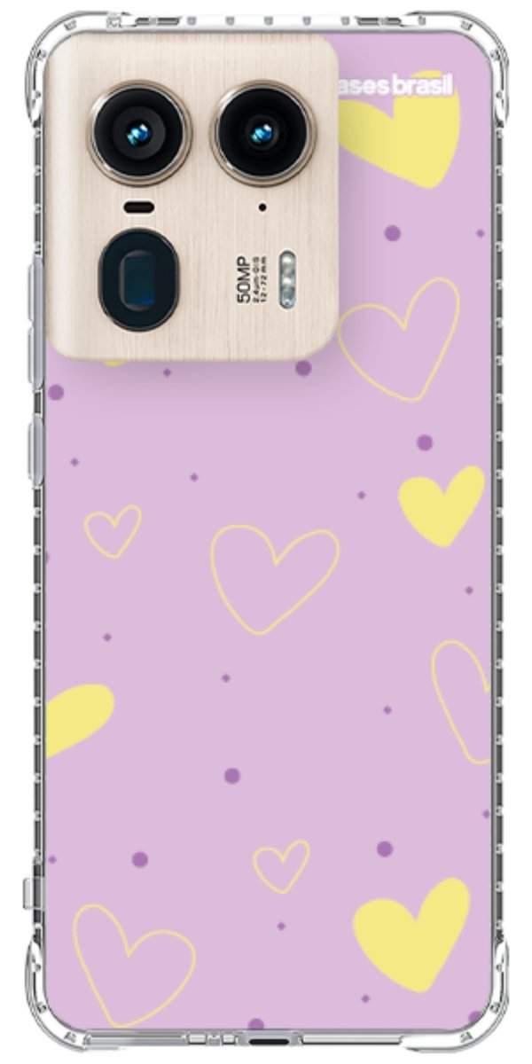 Capinha para Celular Corações Candy Color