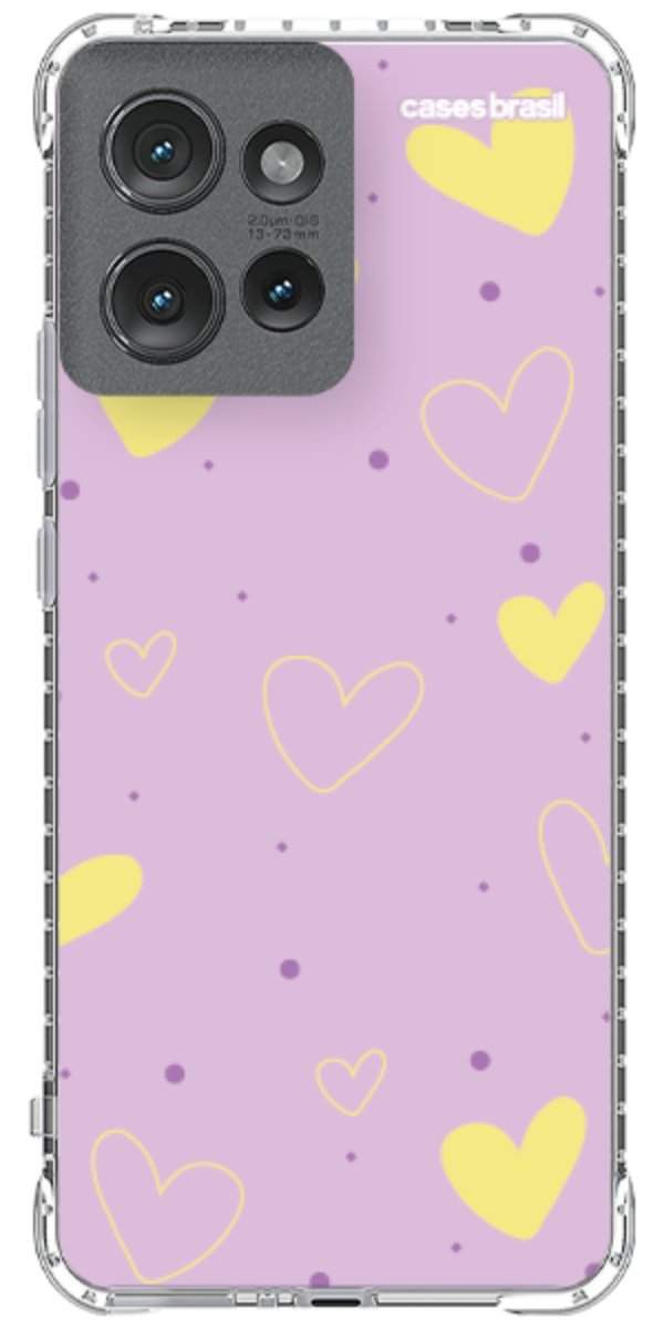 Capinha para Celular Corações Candy Color